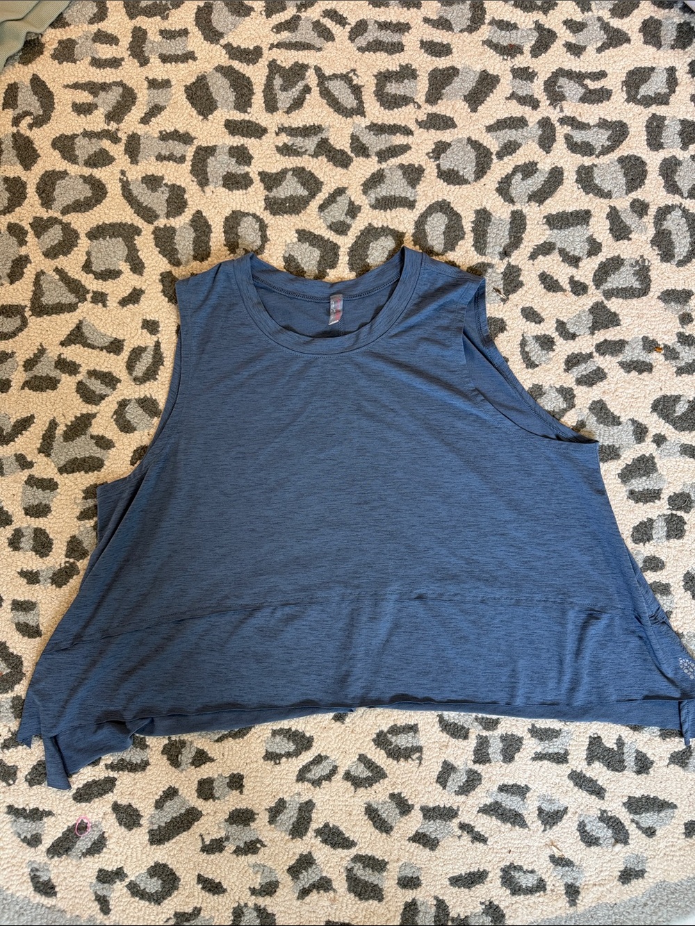 FP Movement by Free People Layered Crop Tank in Dusty Blue Small - Picture 2 of 2